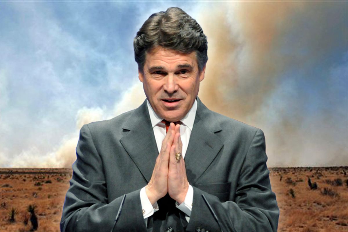Texas Governor Rick Perry makes remarks at the Conservative Political Action conference (CPAC) in Washington, February 11, 2011.  REUTERS/Jonathan Ernst    (UNITED STATES - Tags: POLITICS)  (Â© Jonathan Ernst / Reuters)
