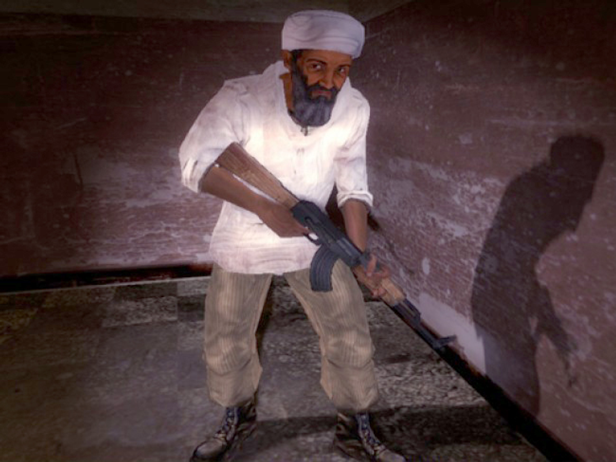 A screenshot from the video game "Kuma War"  