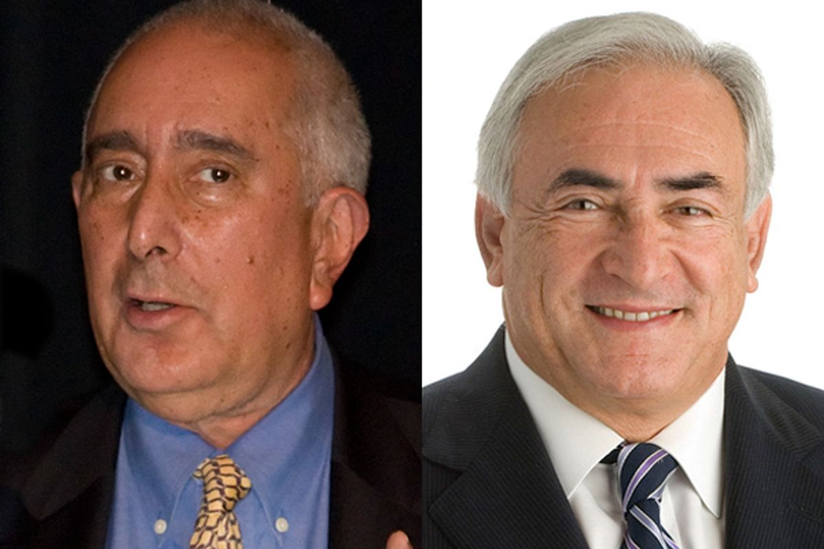 Ben Stein and Dominique Strauss-Kahn    