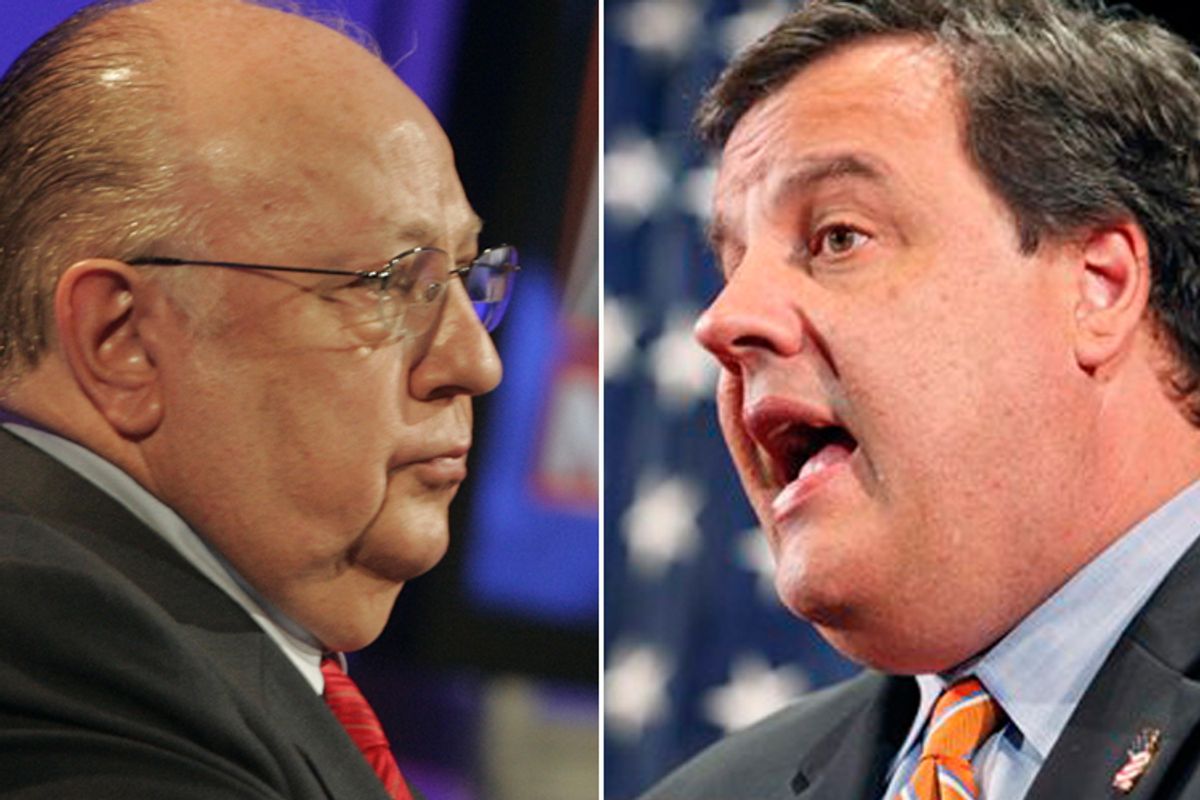 Roger Ailes and Chris Christie              