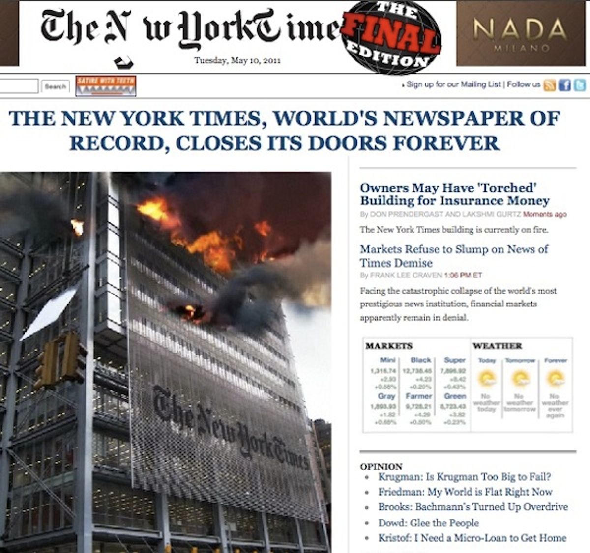 The Final Edition launches.