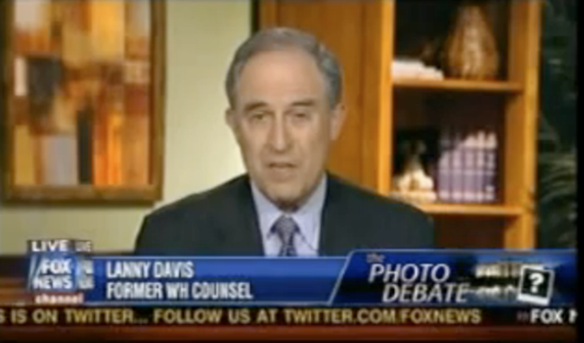 Lanny Davis appearing on Fox News' "Hannity" 