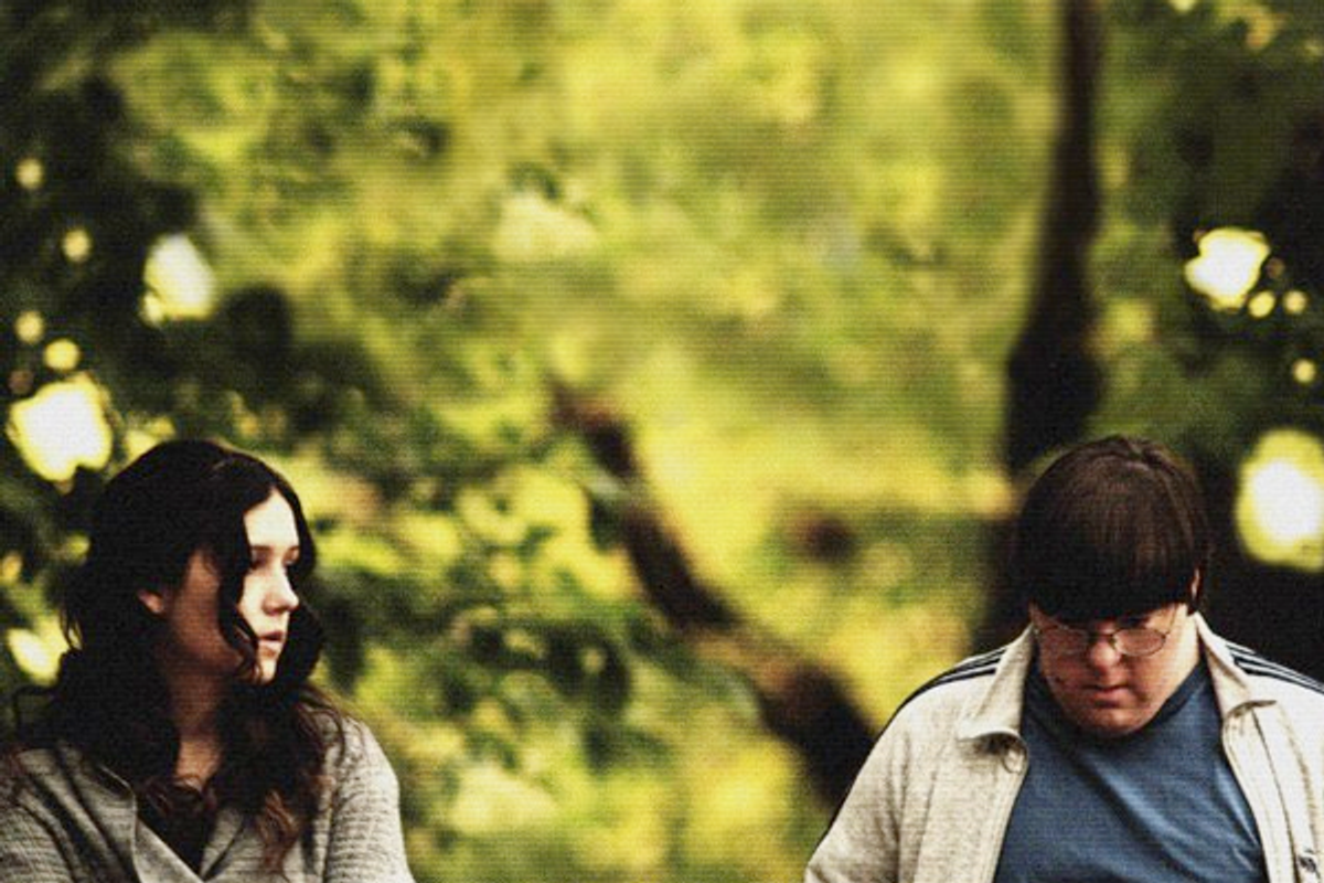 Shannon Woodward and Evan Sneider