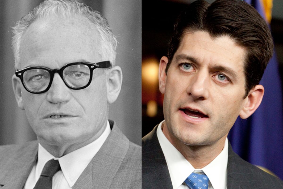 Barry Goldwater and Paul Ryan