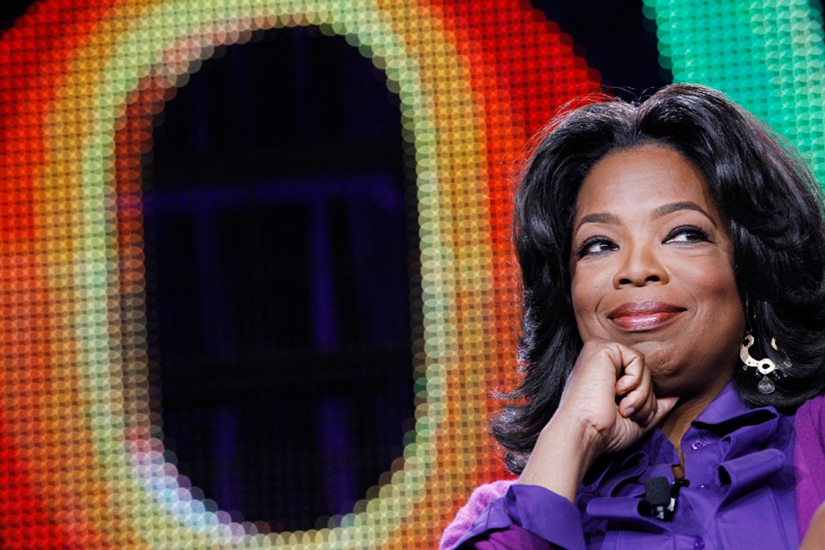 Oprah Winfrey attends a panel during the Oprah Winfrey Network (OWN) Television Critics Association winter press tour in Pasadena, California January 6, 2011.  REUTERS/Mario Anzuoni (UNITED STATES - Tags: ENTERTAINMENT) (Â© Mario Anzuoni / Reuters)