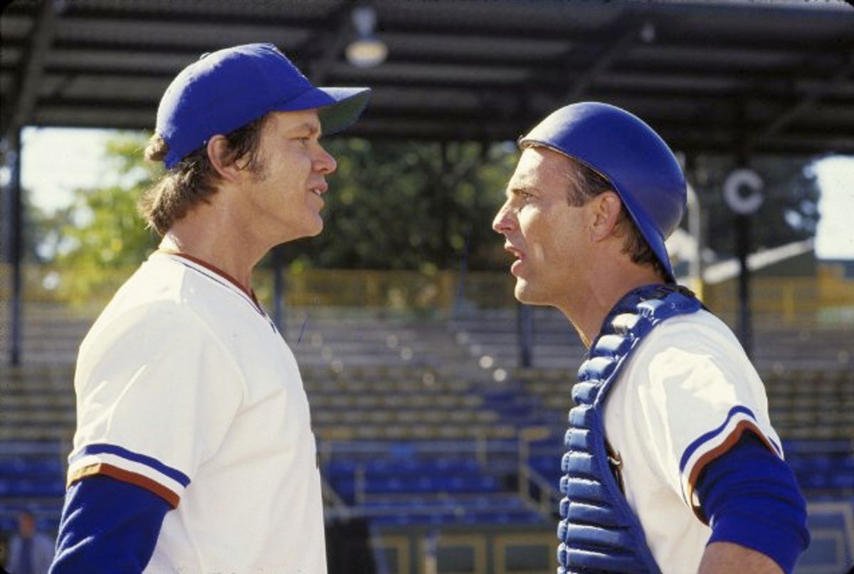Tim Robbins and Kevin Costner in "Bull Durham."