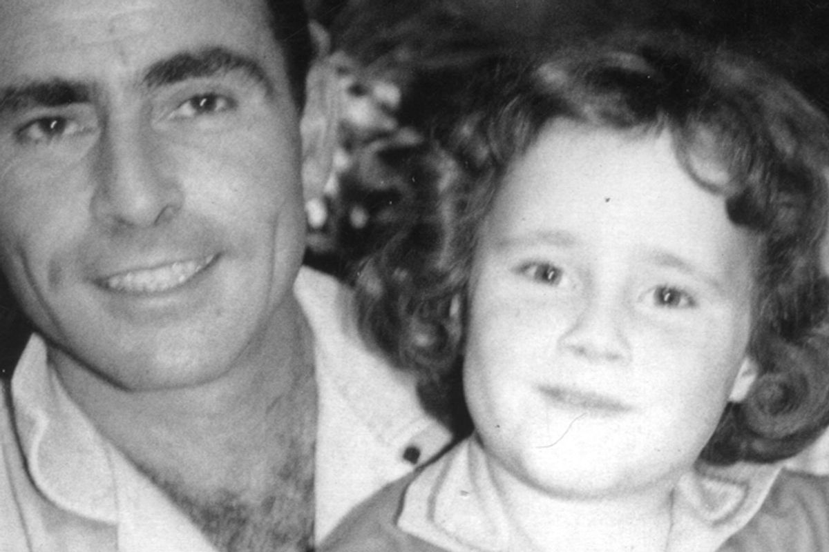  The author with her father, Rod Serling, "Twilight Zone" creator.