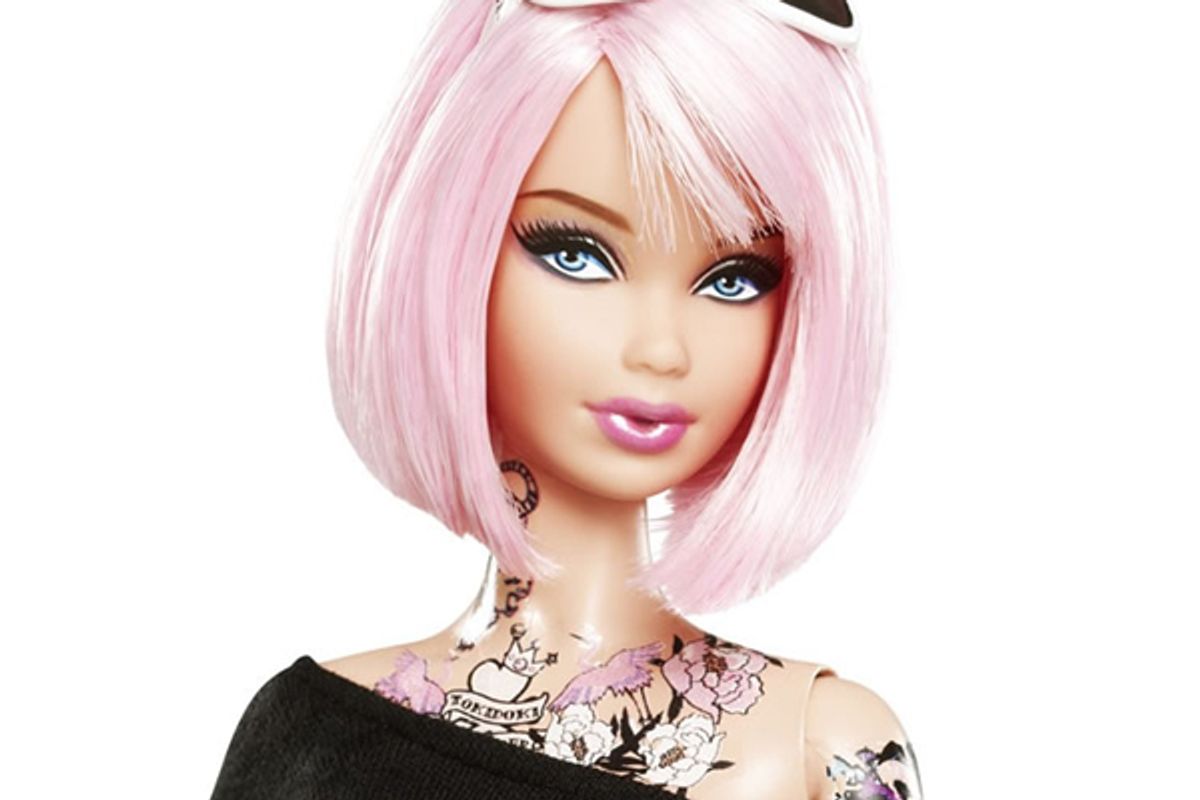 Barbie gets a tattoo makeover 