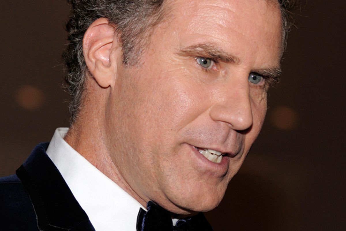 Will Ferrell arrives at the Kennedy Center, where he was honored with the 14th Annual Mark Twain Prize for American Humor, on Sunday.    (Reuters/Mike Theiler)