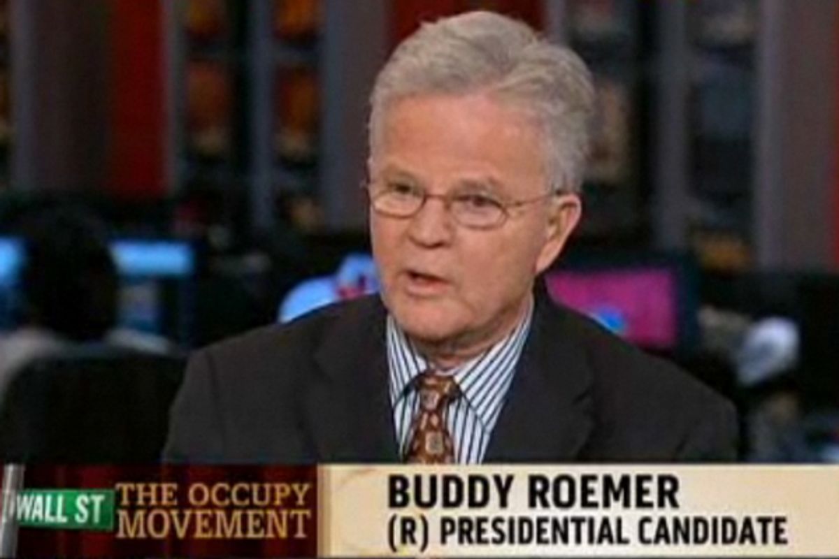 Buddy Roemer        (MSNBC screen shot)