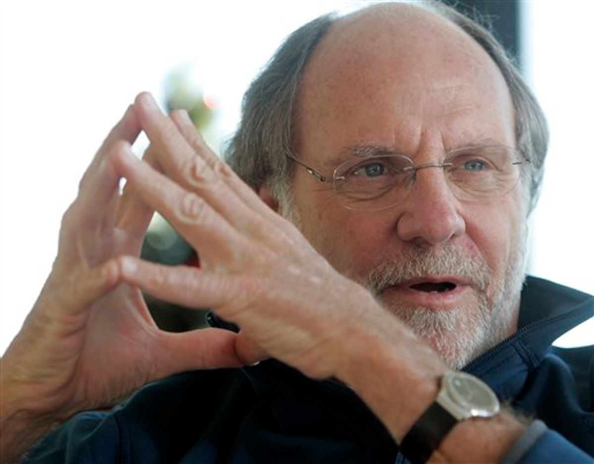 Former New Jersey Gov. Jon S. Corzine reflects on his four year term in office during an interview with The Associated Press at his home in Hoboken, N.J, this past January.  (AP/Rich Schultz)