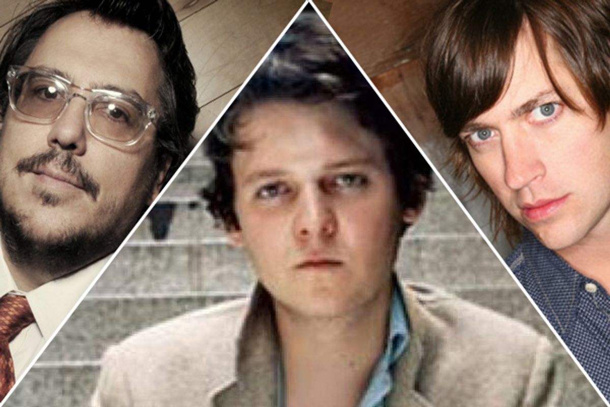  John Flansburgh of They Might Be Giants, Zach Condon of Beirut, and Rhett Miller.  