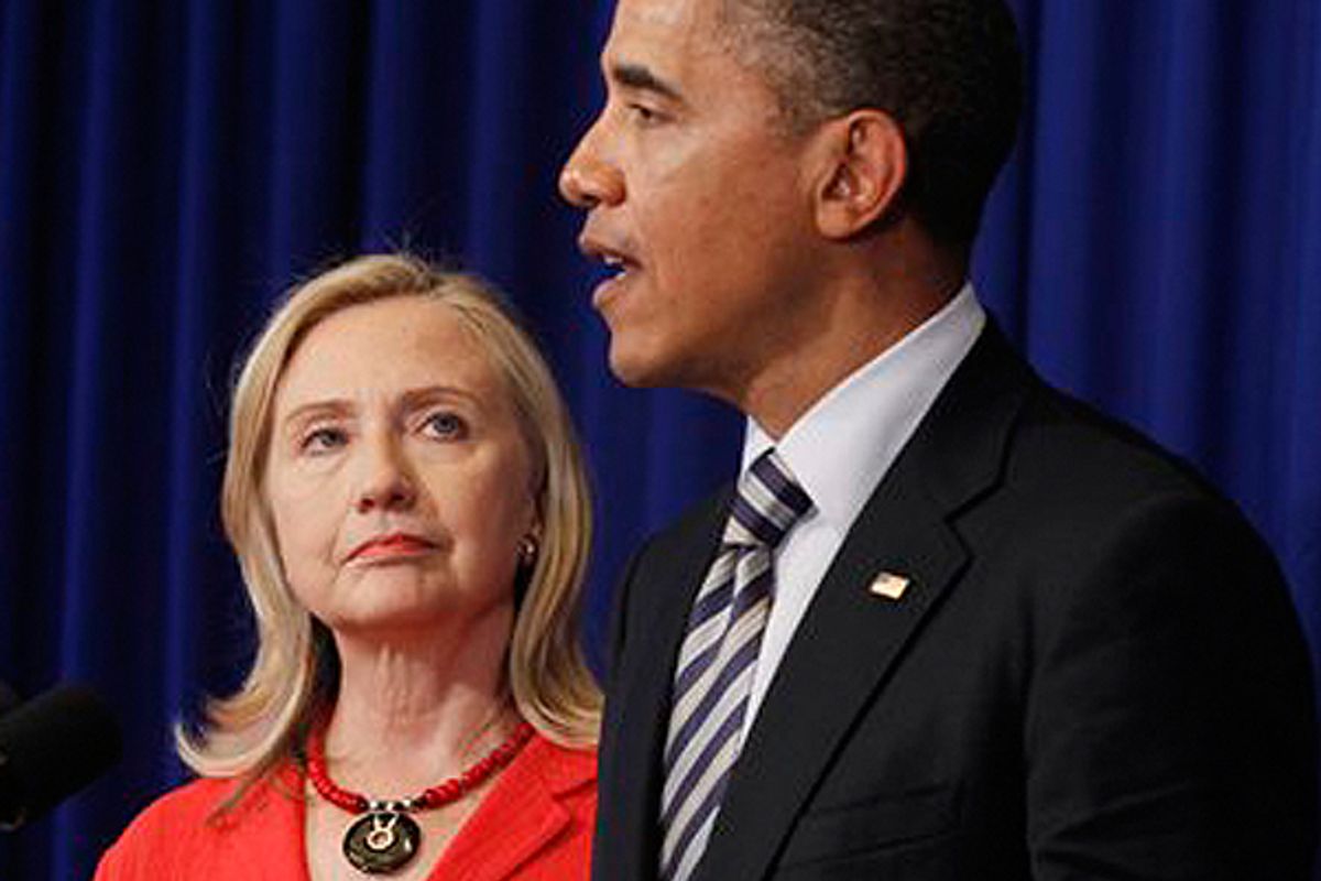 Hillary Clinton and President Obama          (AP/Charles Dharapak)