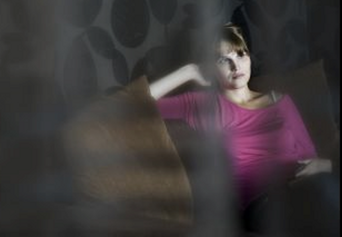 Transgender Swedish actress Aleksa Lundberg at her home in Stockholm, Sweden  (Ann Tornkvist/GlobalPost)
