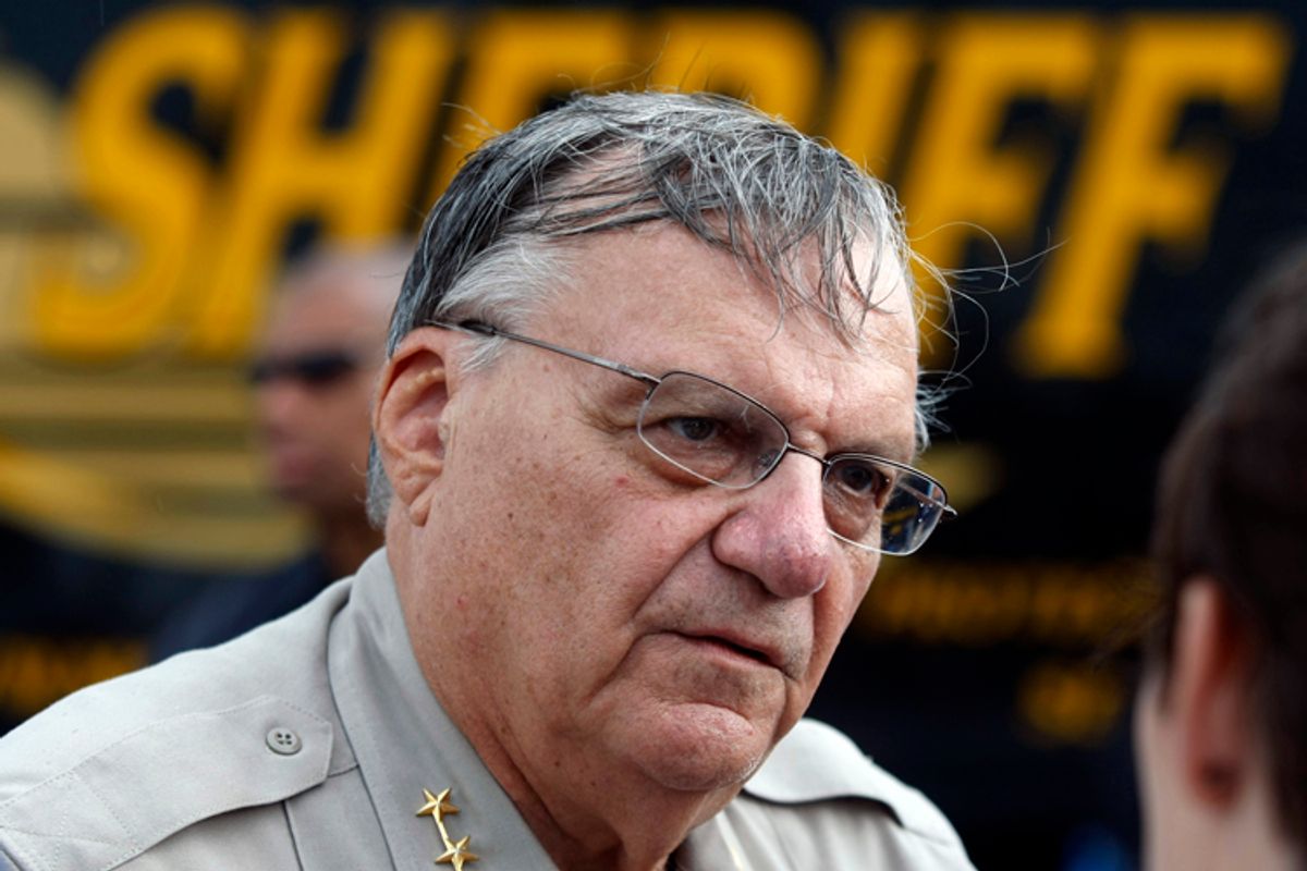 Maricopa County Sheriff Joe Arpaio has seen better days     (Rick Scuteri / Reuters)