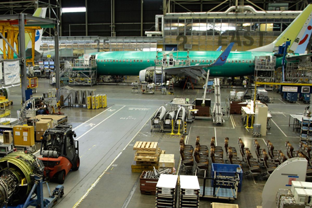 A Boeing assembly facility in Renton, Wash.     (AP/Ted S. Warren)