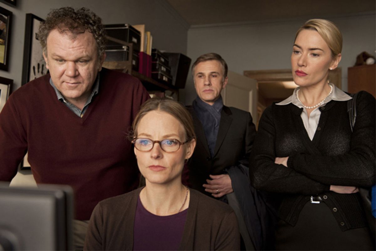 John C. Reilly, Jodie Foster, Christoph Waltz and Kate Winslet in "Carnage"     