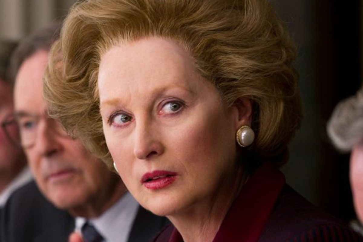  Meryl Streep as Margaret Thatcher in "The Iron Lady"  