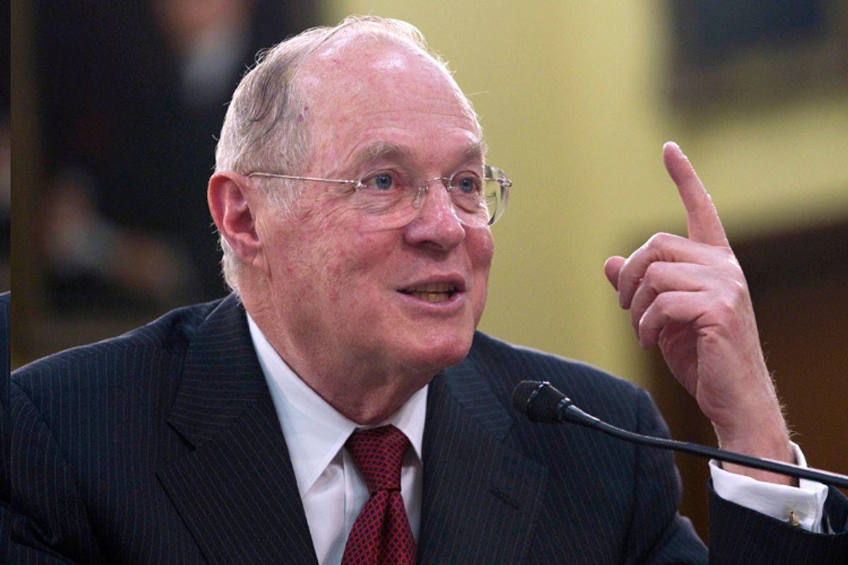 Supreme Court Justice Anthony Kennedy     (AP/Evan Vucci)