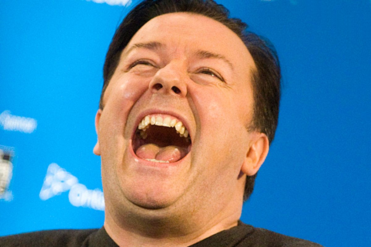 Actor Ricky Gervais      (Mark Blinch / Reuters)