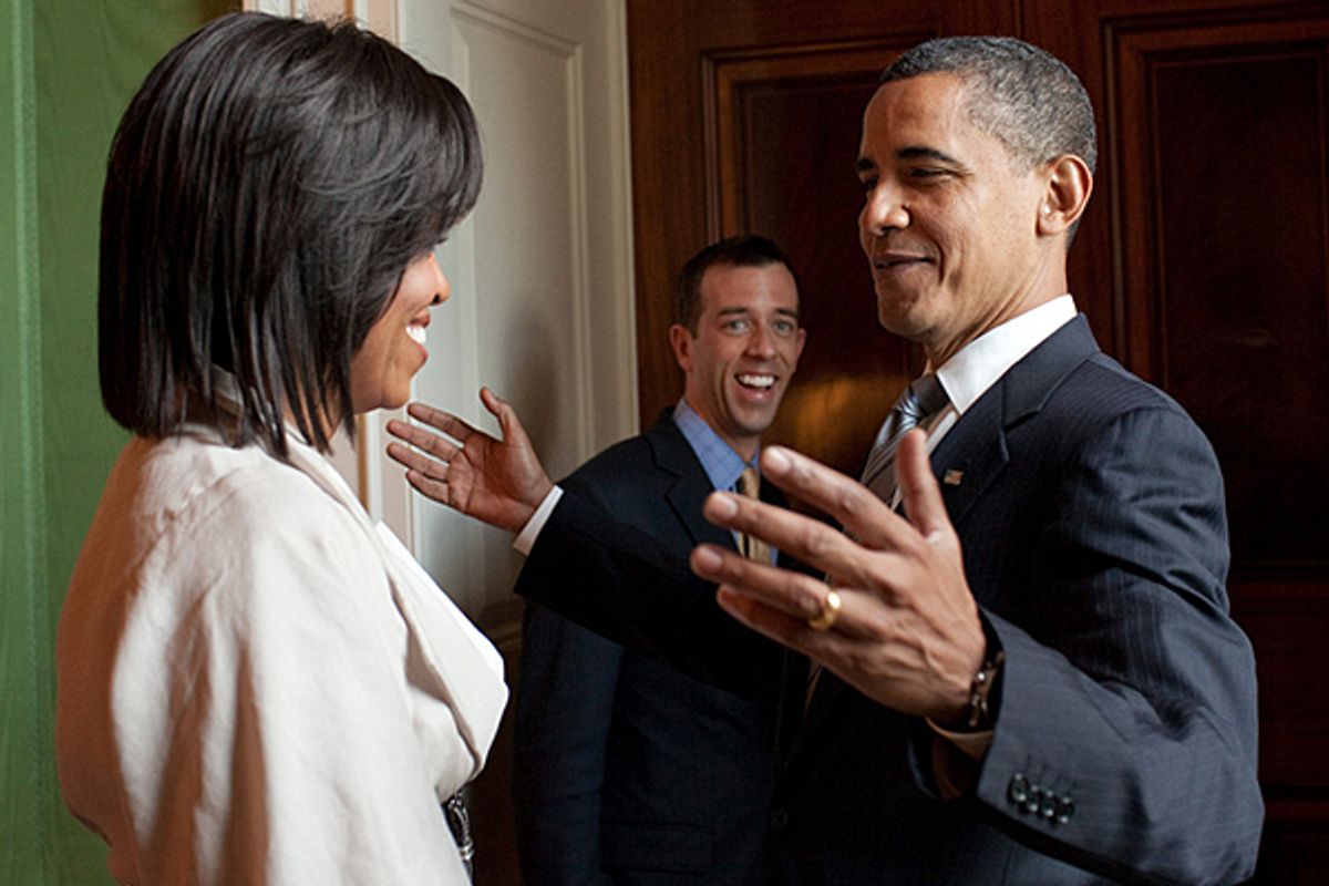 First Lady Michelle Obama and President Obama       (Whitehouse.gov)