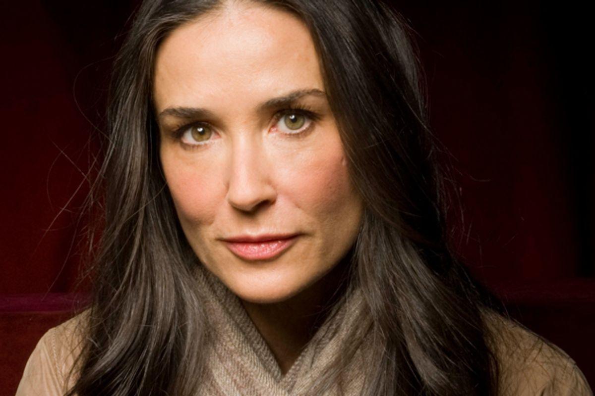 Why shouldn't Demi Moore be "stressed"?