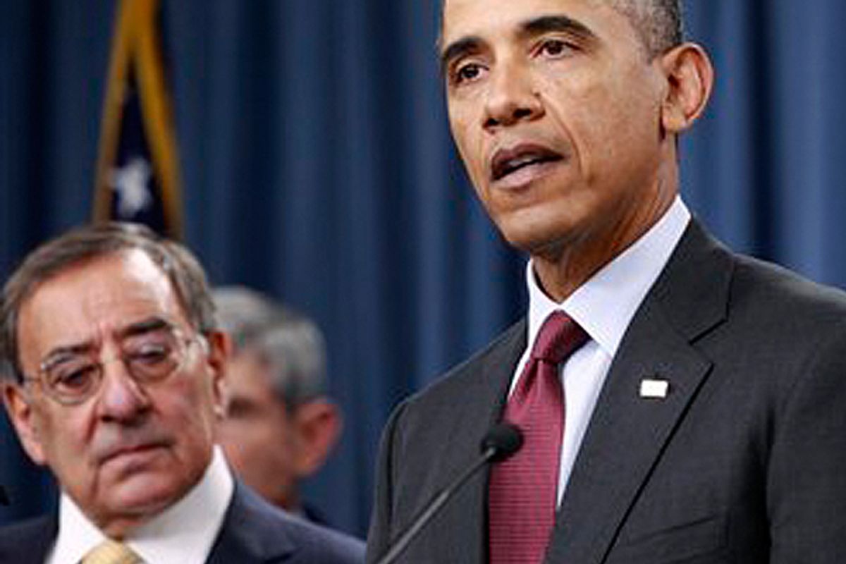 Leon Panetta and President Obama        (AP/Haraz N. Ghanbari)