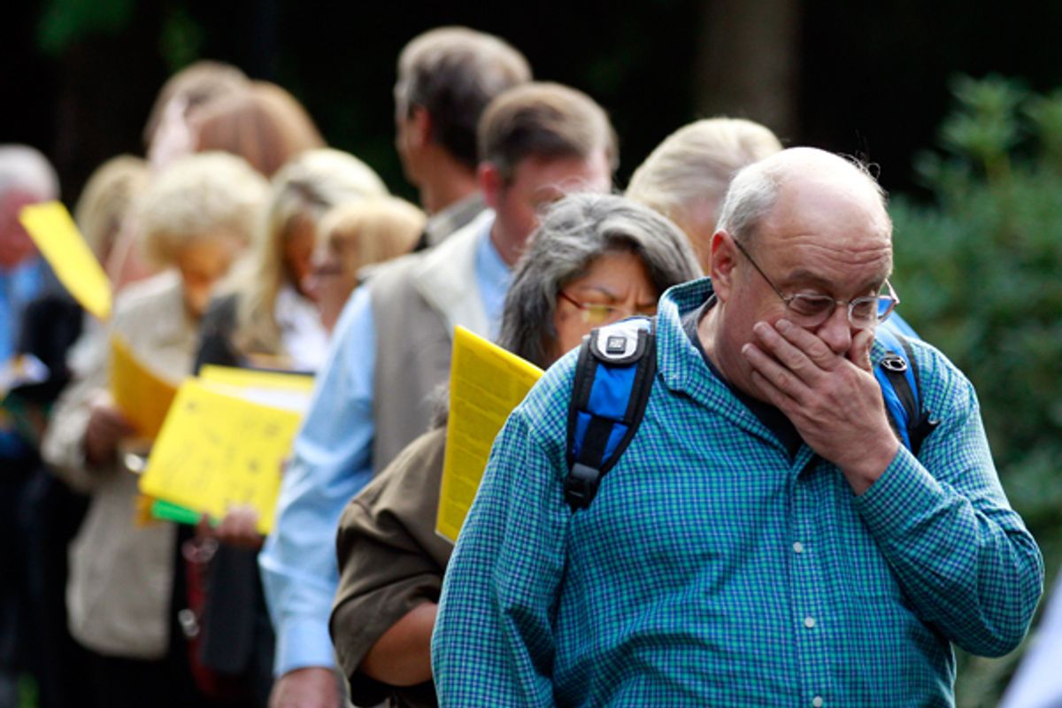 Down and out      (AP/Rick Bowmer)