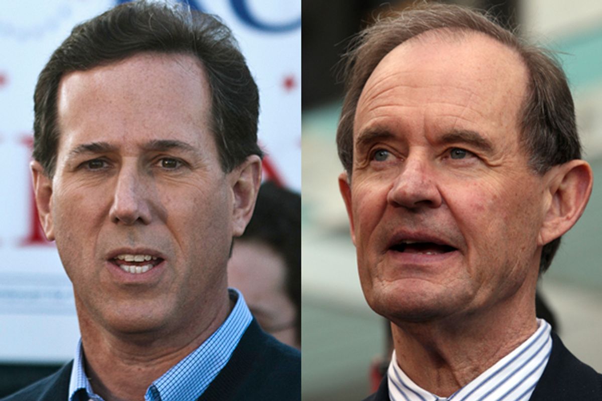 Rick Santorum and David Boies        (Reuters)