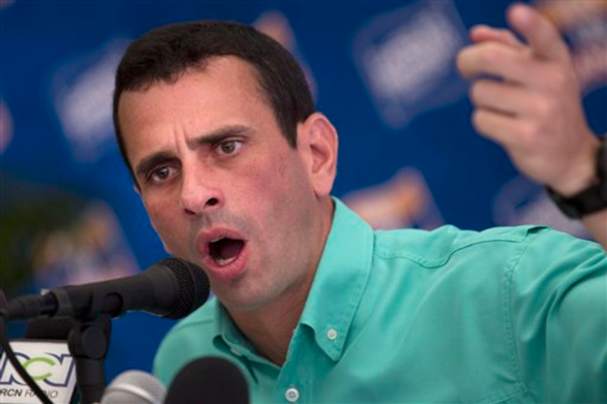  Henrique Capriles Radonsk   (AP Photo/Ariana Cubillos)