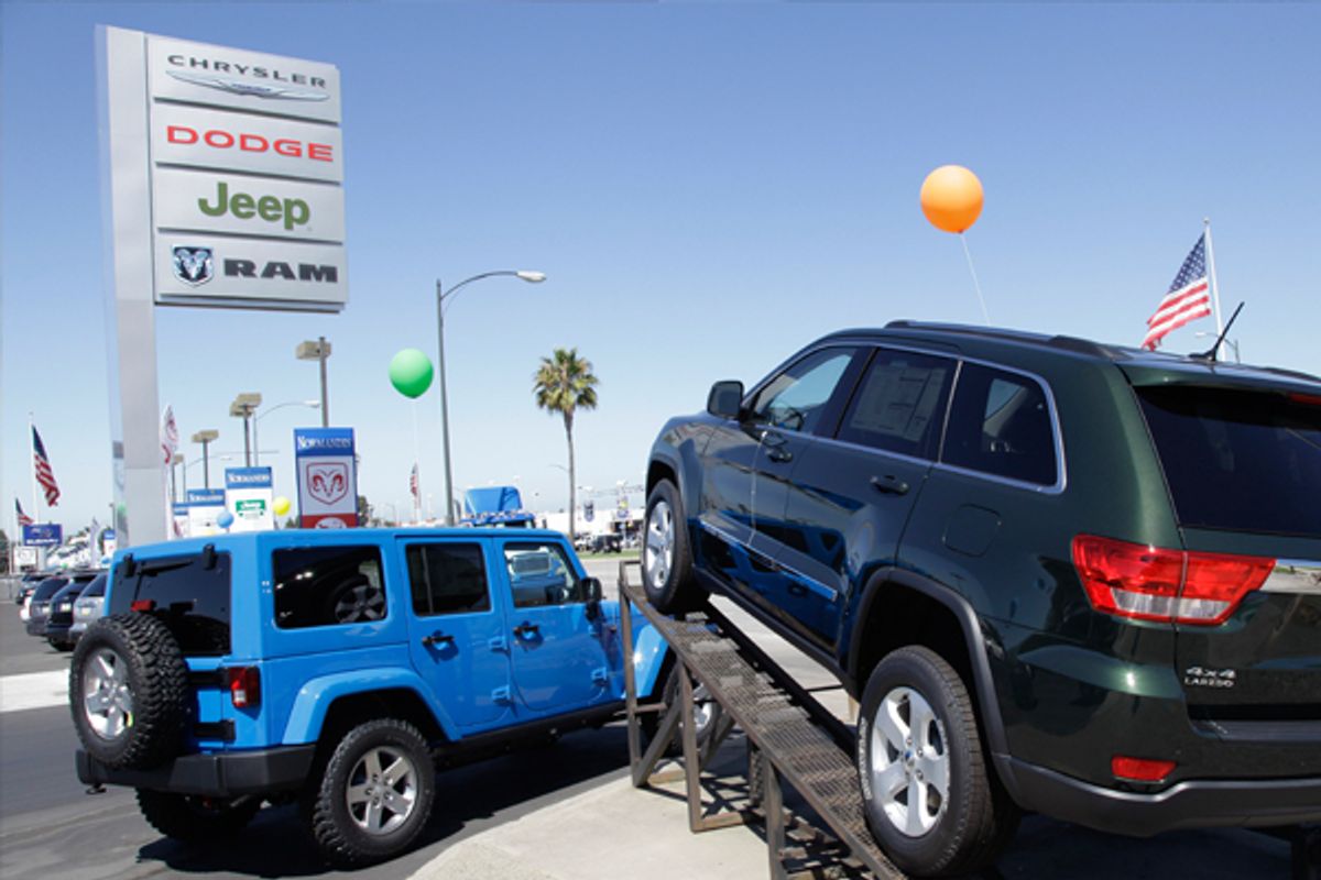 A Chrysler dealership in San Jose, Calif.    (AP/Paul Sakuma)