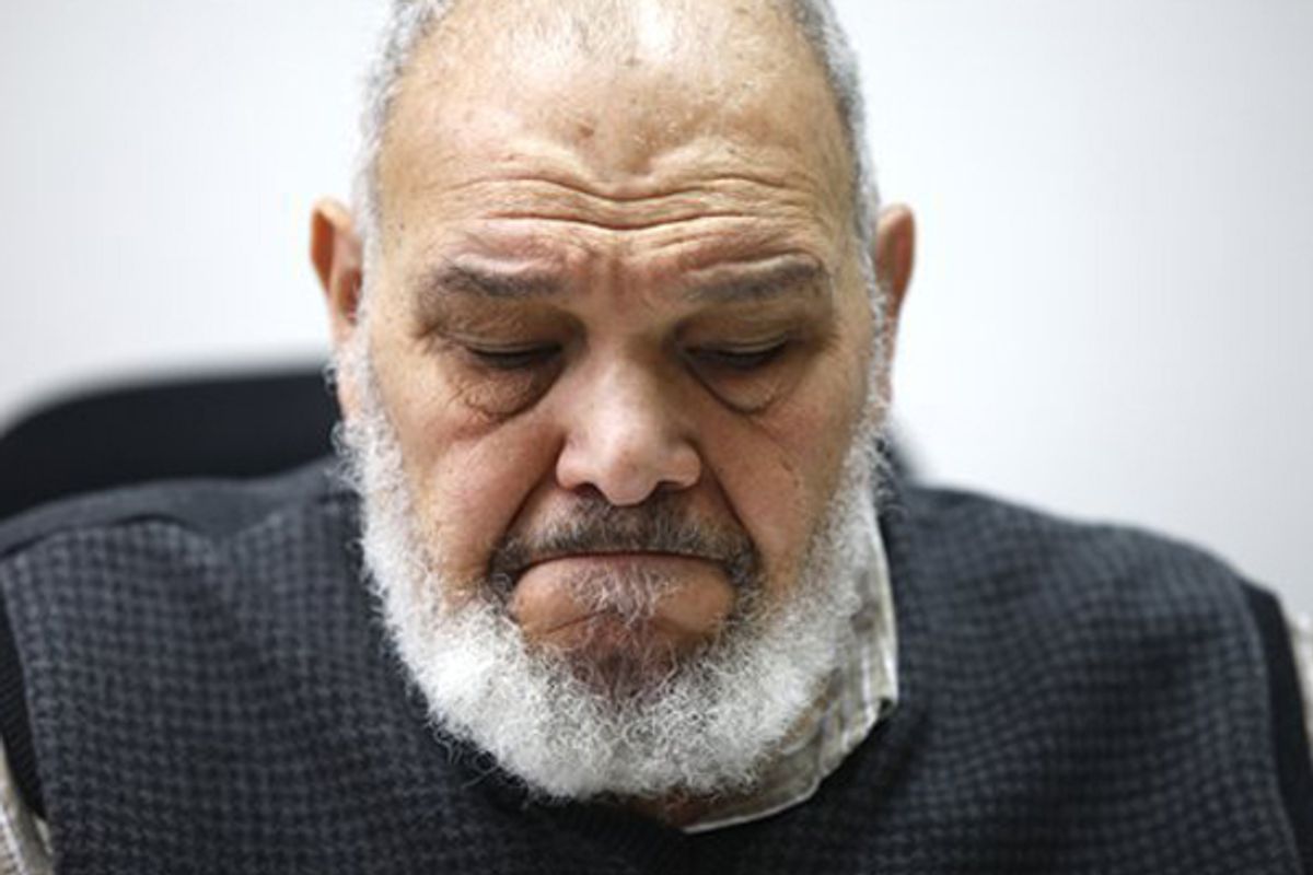 Mohammed el-Sioufi, an accountant and vice president of the Islamic Culture Center, a mosque in Newark, is interviewed by the Associated Press about the New York Police Department's surveillance of the Muslim community in Newark, N.J., Wednesday, Feb. 15, 2012.        (AP/Charles Dharapak)
