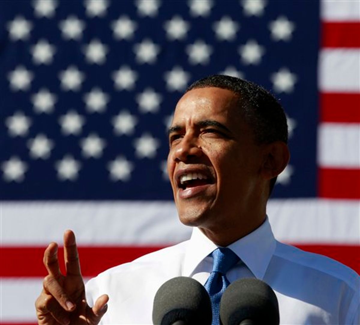 President Barack Obama speaks at UPS, Thursday, Jan. 26, 2012, in Las Vegas. (AP Photo/Haraz N. Ghanbari)        (AP)