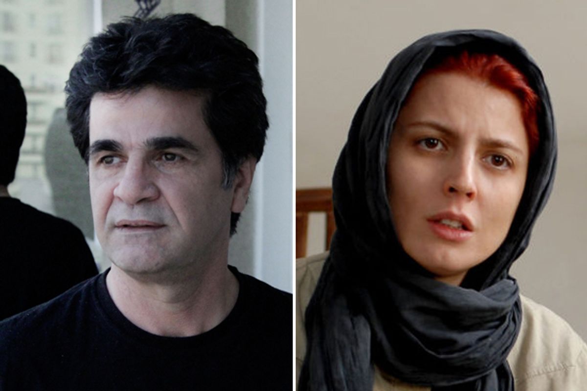 Jafar Panahi in "This Is Not a Film" and Leila Hatami in "A Separation."  