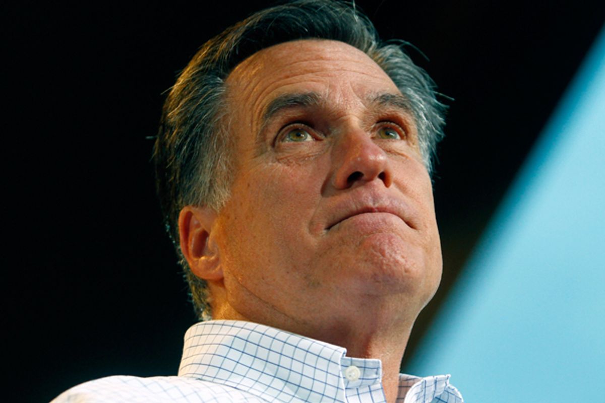 Mitt Romney   (Reuters/Joshua Lott)