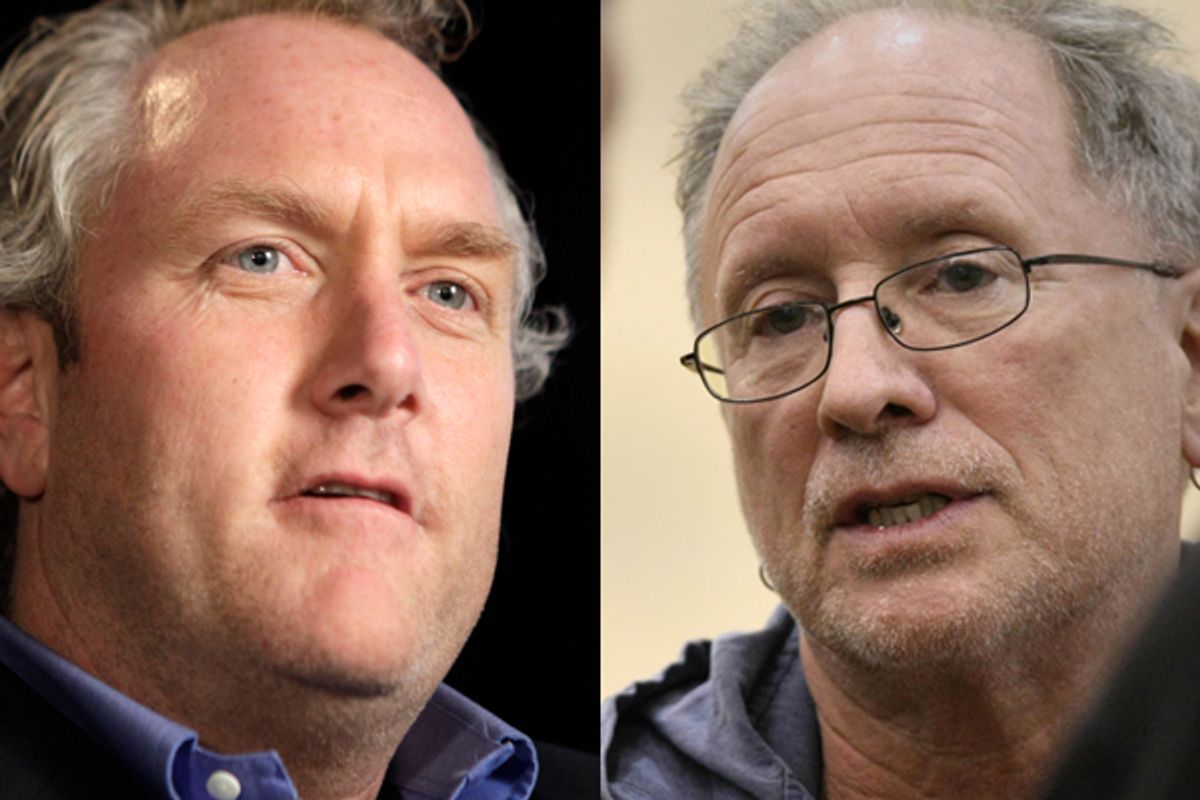 Andrew Breitbart and William Ayers      (AP)
