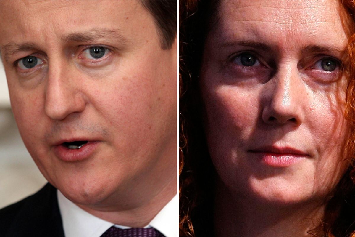 David Cameron and Rebekah Brooks       (Reuters)