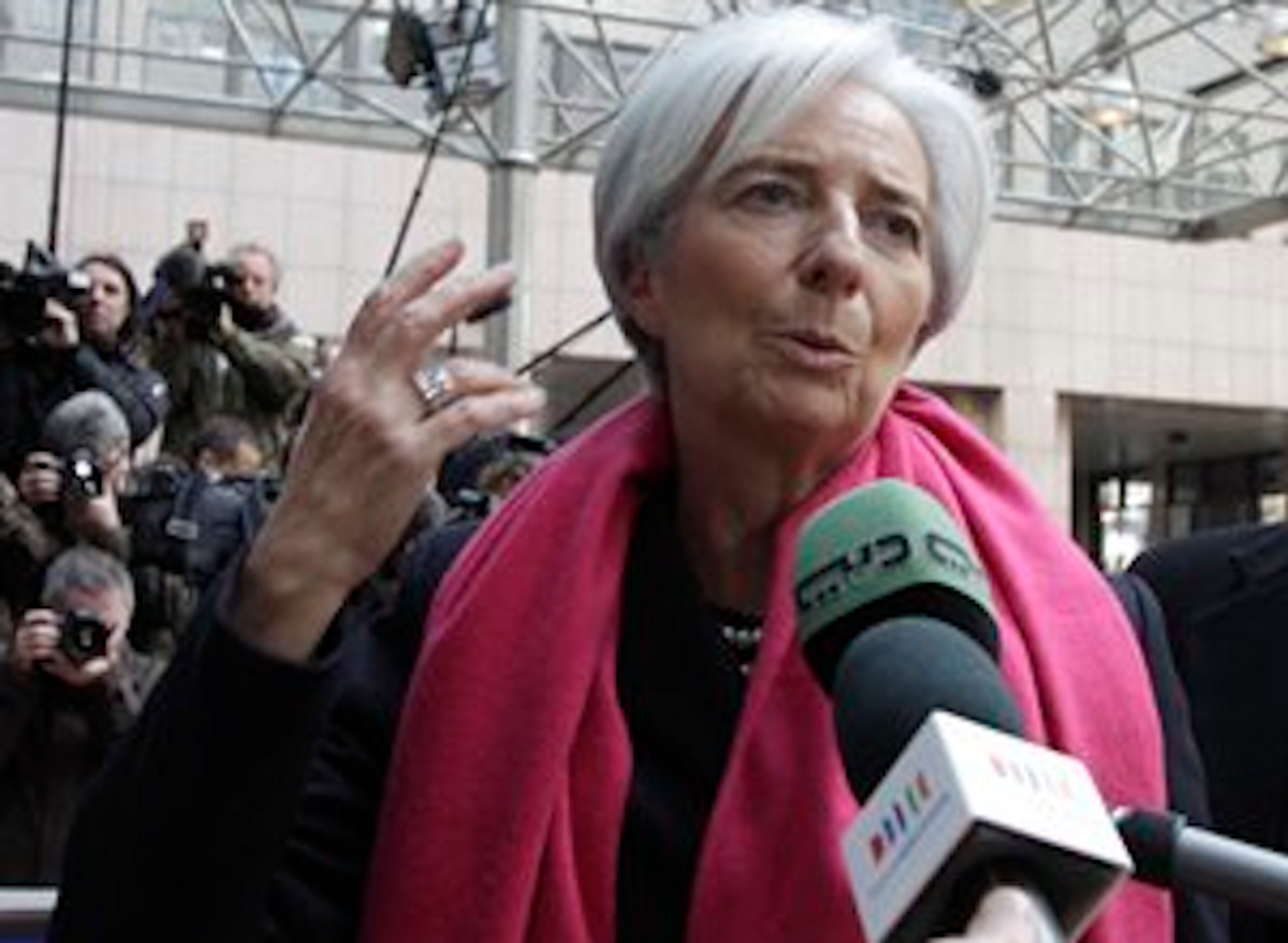  Managing Director of the International Monetary Fund Christine Lagarde  (AP Photo/Virginia Mayo)