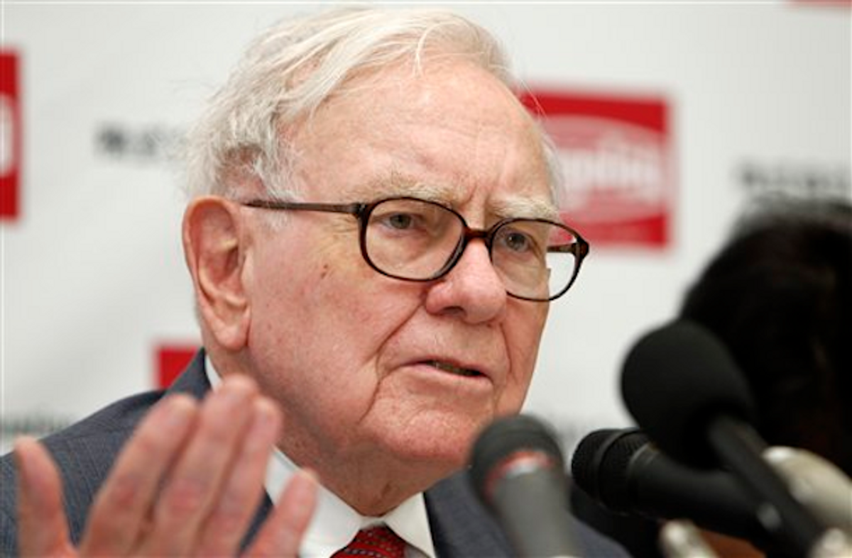  Billionaire Warren Buffett     (AP Photo/Shuji Kajiyama)