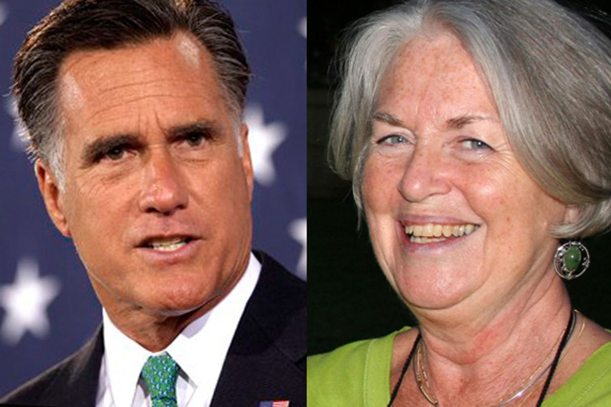 Mitt Romney and Judy Dushku      (AP)