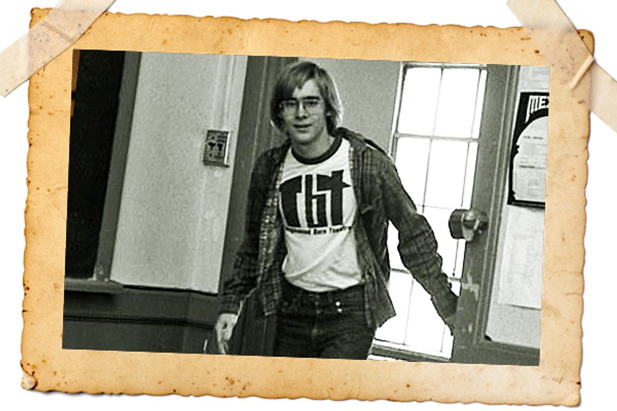 A photo of the author in college.  (Shutterstock/Salon)