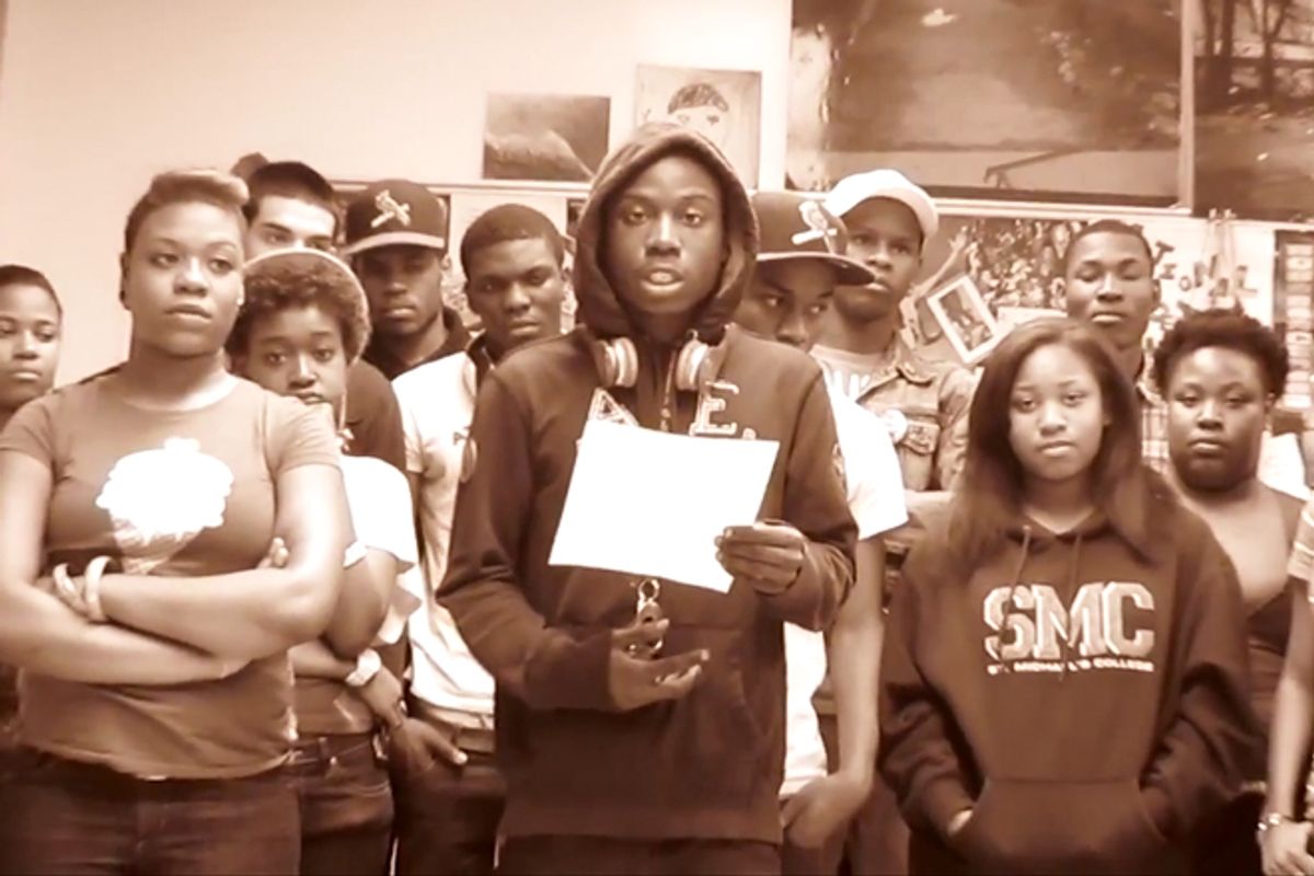Students from Paul Robeson High School 