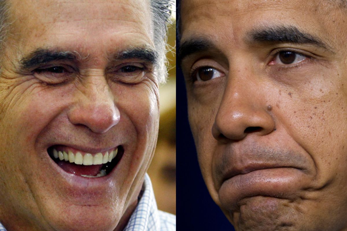 Mitt Romney and Barack Obama      (AP)