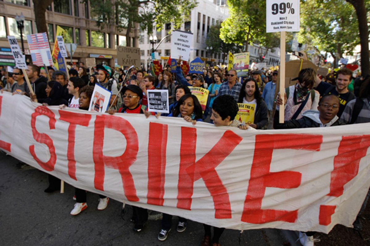 Occupy's "precarious" general strike