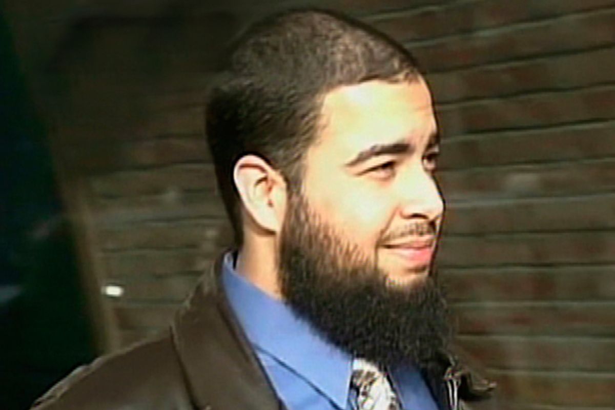 Tarek Mehanna is seen in this image from video footage taken in Boston in 2009.                       (Reuters/WHDH-TV)