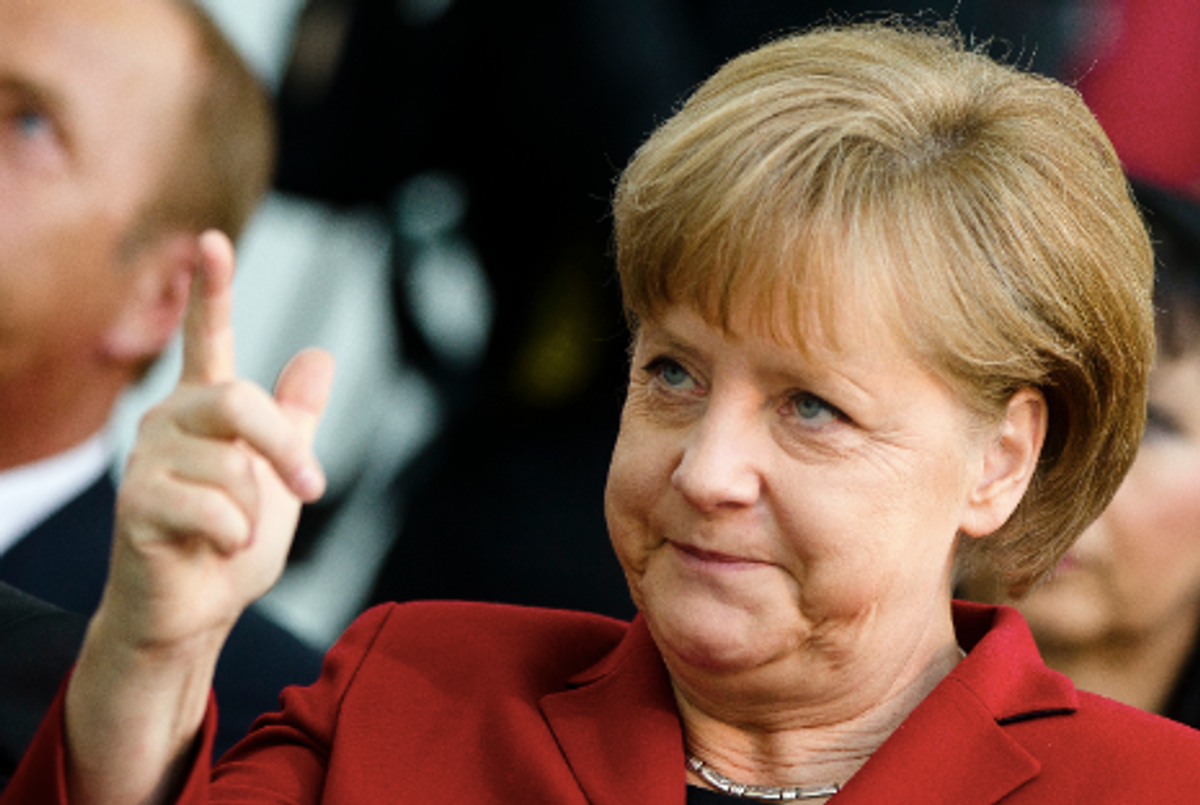  German Chancellor Angela Merkel     (AP Photo)