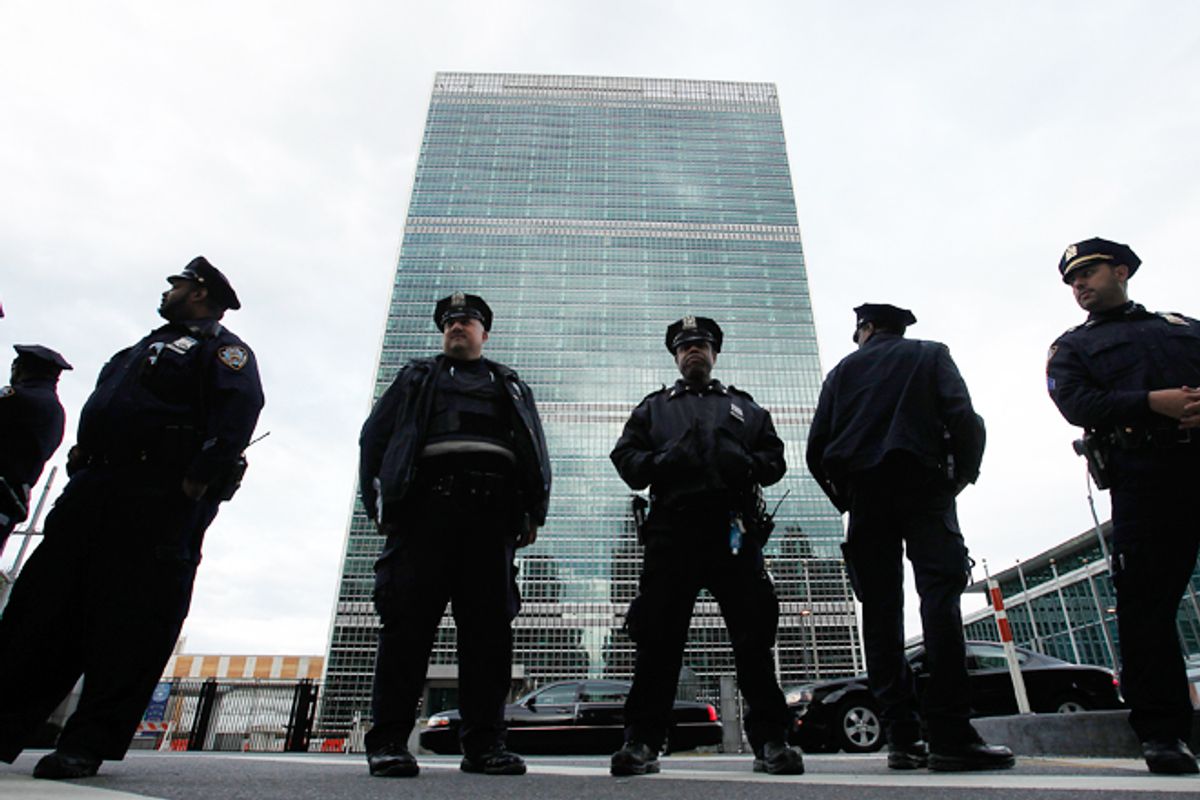  NYPD officers             (Reuters/Carlo Allegri)