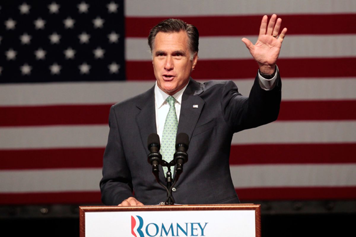 Mitt Romney      (Reuters/Rebecca Cook)
