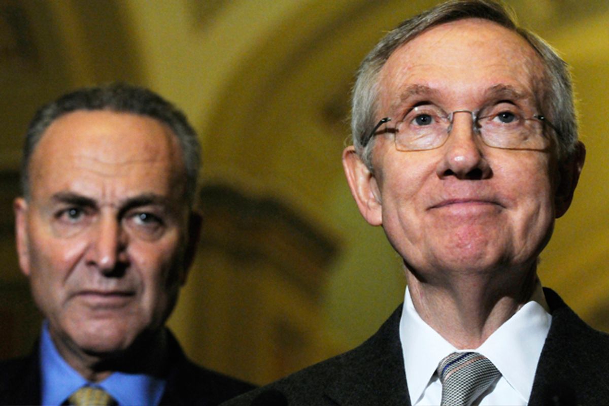 Charles Schumer and Harry Reid       (Reuters/Jonathan Ernst)