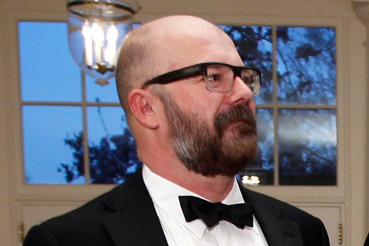 Andrew Sullivan at a White House state dinner in March.    (AP/Charles Dharapak)